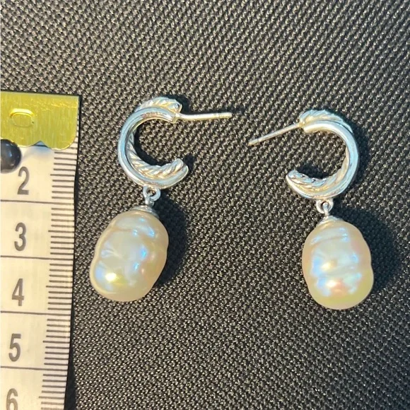 Majorica Pearl Earrings - Picture 2 of 2